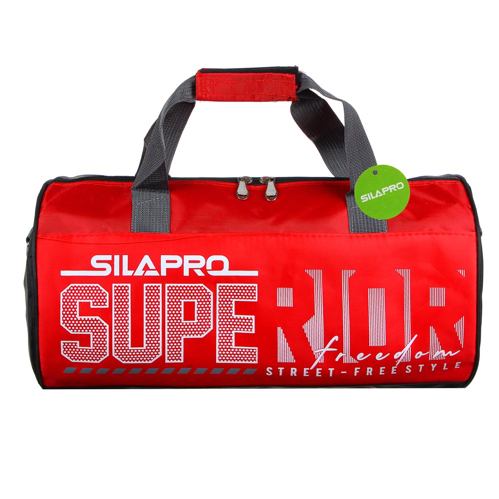 SILAPRO Сумка спортивная, 22x22x42см, полиэстер 420D, ПВХ, 3 цвета, арт.№ 204-005