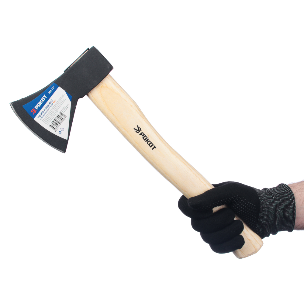 РОКОТ Топор кованый с деревянной ручкой 500г, арт.№ 662-137