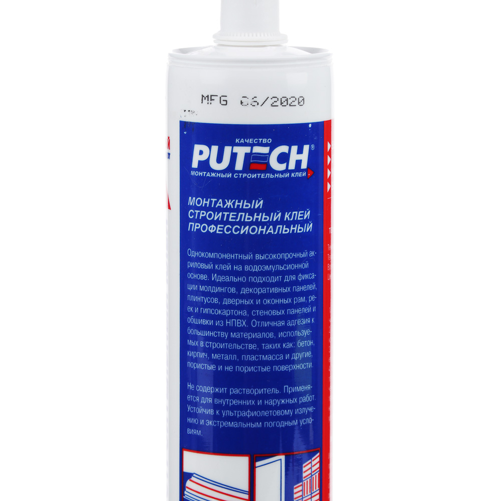Клей монтажный - жидкие гвозди PUTECH, строительный, универсальный, 300мл,, арт.№ 469-216