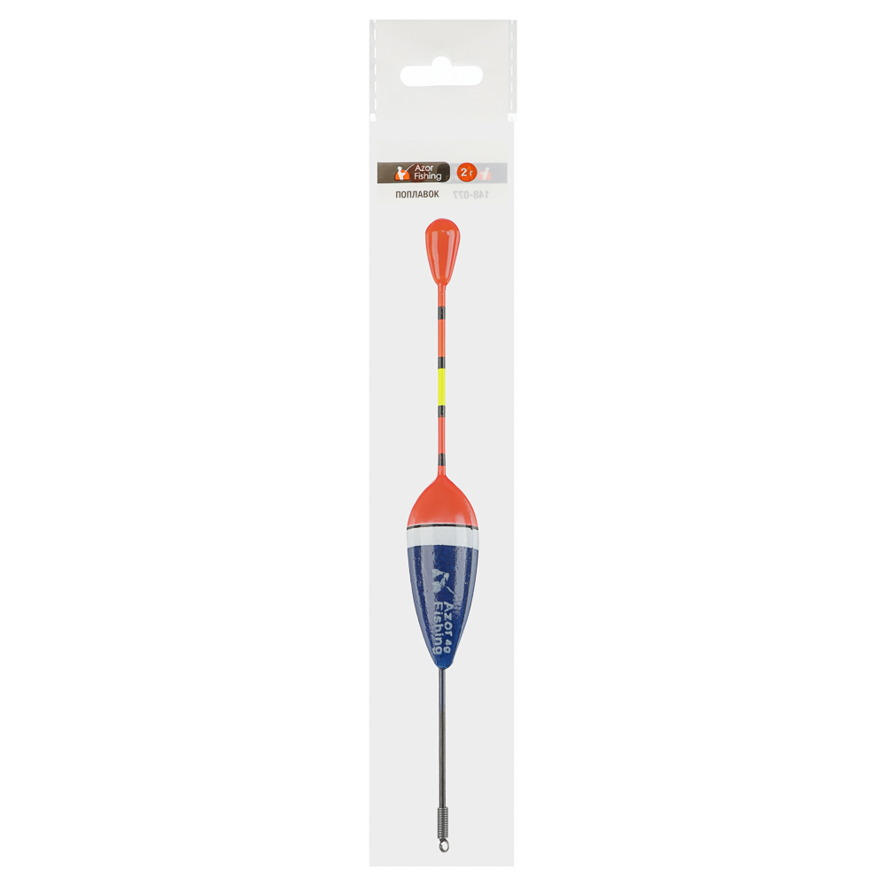 Поплавок тм AZOR FISHING, пластик, 4 вида : 2гр, 3гр, 4гр, 5гр, арт.№ 148-077