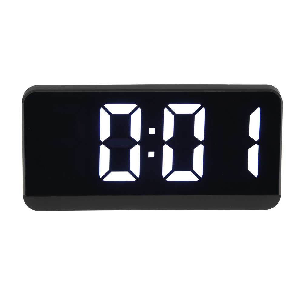 LADECOR CHRONO Будильник электронный, 16,5x1,5x8 см, АВС пластик, 3xAАA, оправа цвет черный, арт.№ 529-309