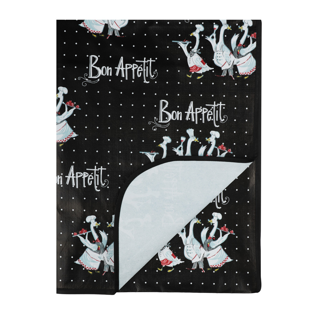 PROVANCE Гуси Скатерть ПВХ 110х140см, 3 цвета, арт.№ 479-306