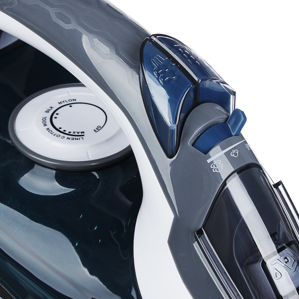 LEBEN Утюг с отпаривателем 2400 Вт, подошва - керамика, арт.№ 249-035