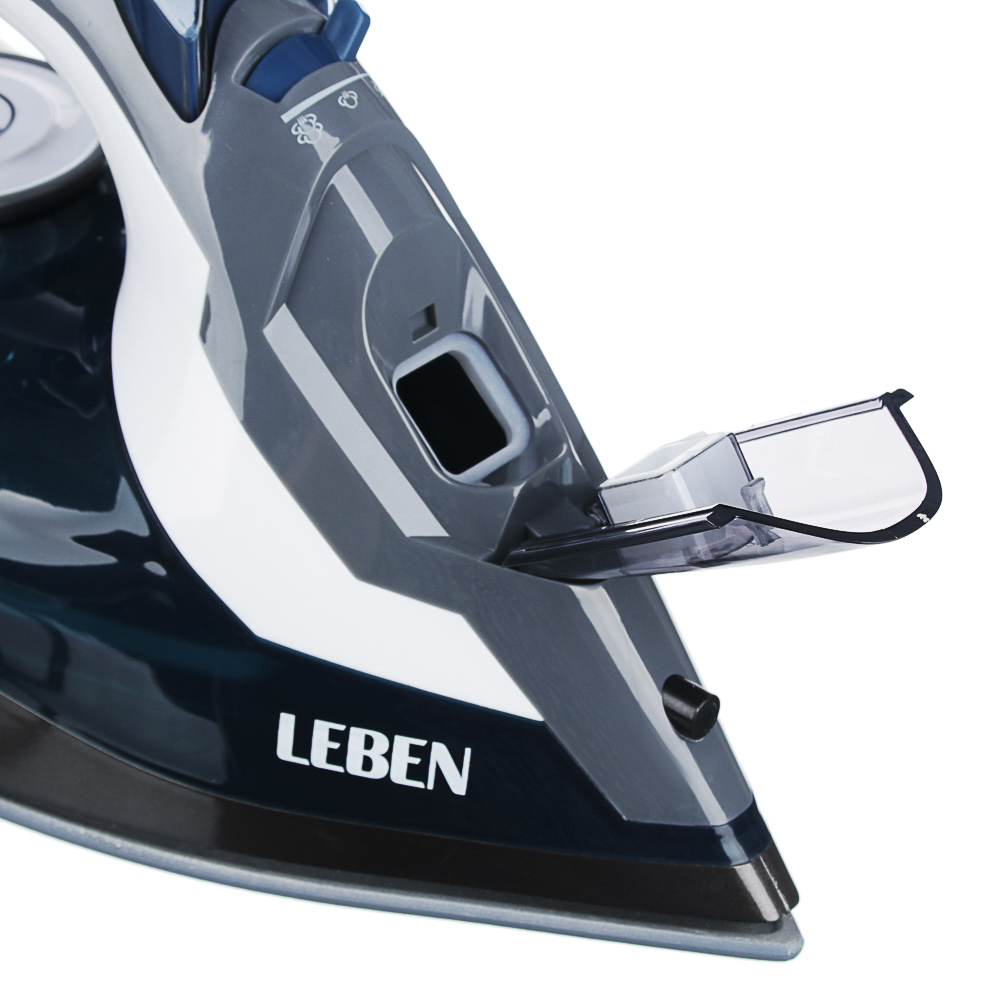 LEBEN Утюг с отпаривателем 2400 Вт, подошва - керамика, арт.№ 249-035