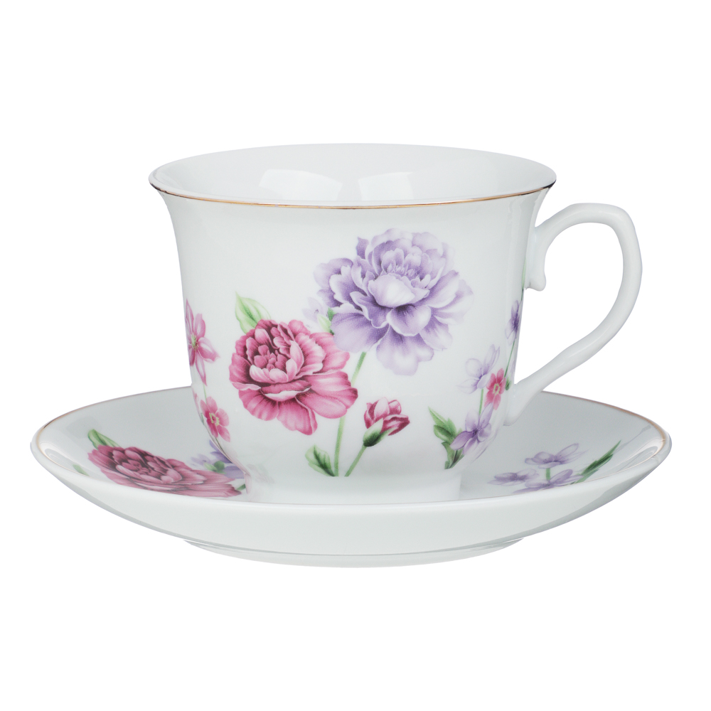 MILLIMI Полевые цветы Набор чайный 12 пр., 220мл, 14,5см, фарфор, арт.№ 802-452