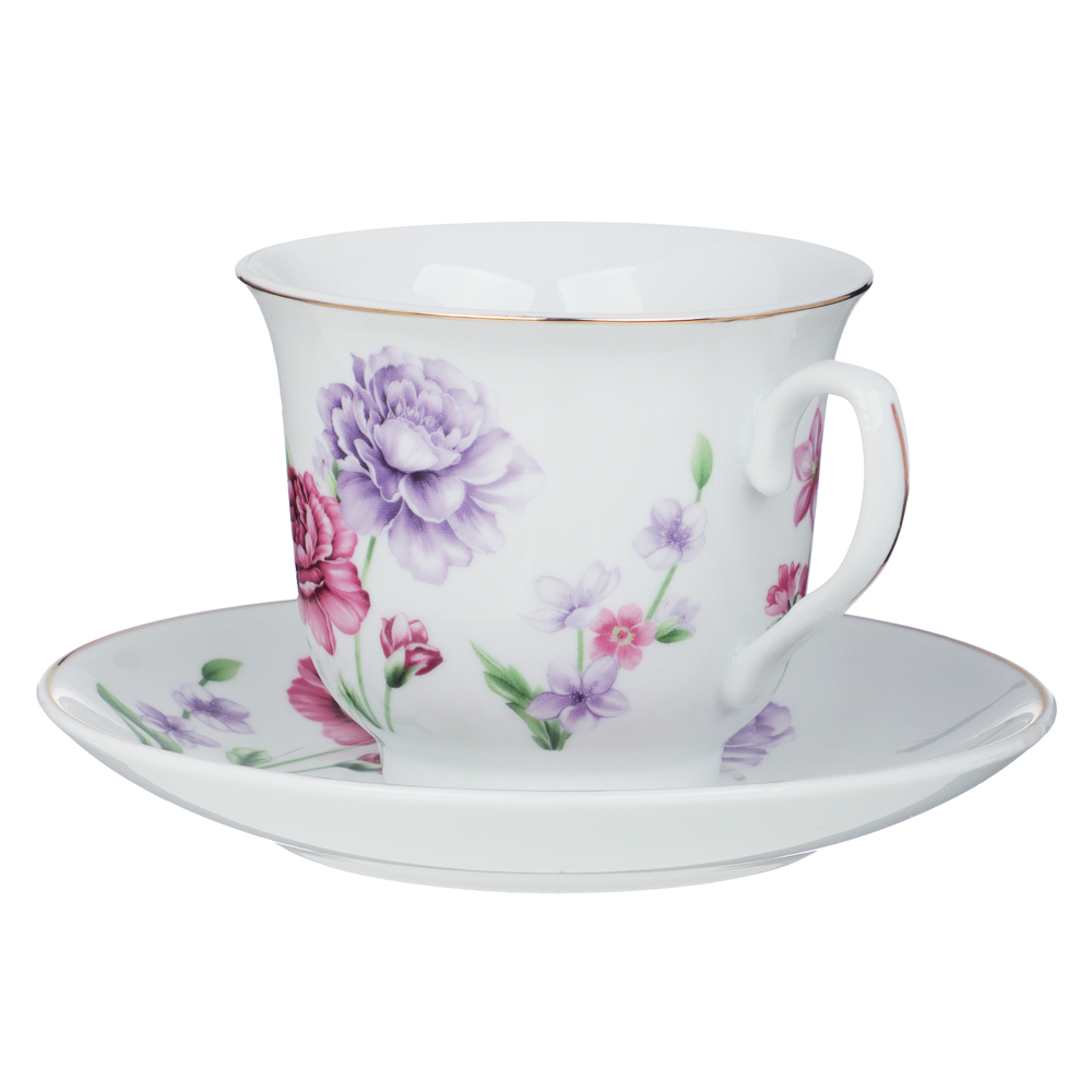 MILLIMI Полевые цветы Набор чайный 12 пр., 220мл, 14,5см, фарфор, арт.№ 802-452