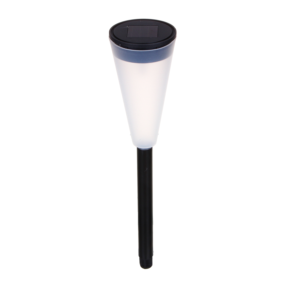 INBLOOM Фонарь садовый на солнечной батарее, 6,7х38см, 1LED,белый, пластик, арт.№ 185-038