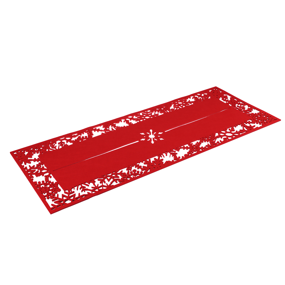 PROVANCE Асти Дорожка фетровая для сервировки стола, 35х90см, 100% полиэстер, красный, арт.№ 492-127