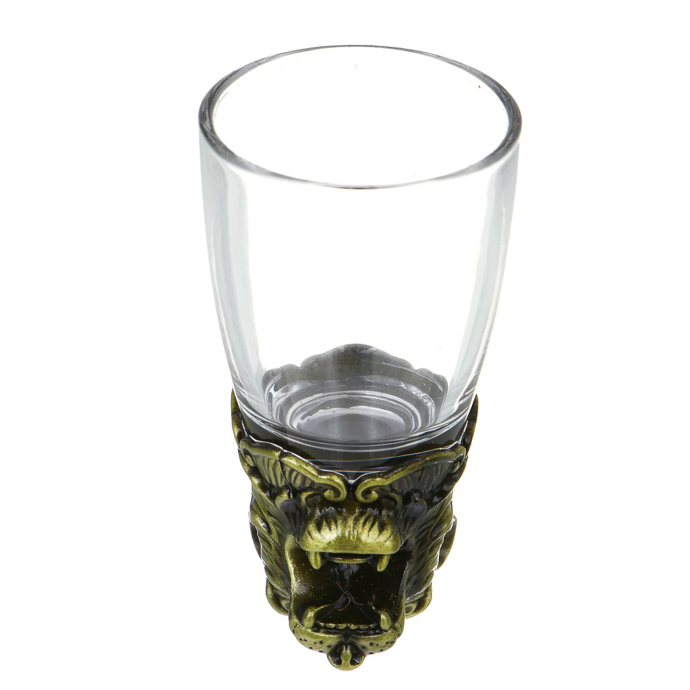 Набор стопок перевертышей тм MILLIMI Знаки зодиака, 30мл, бронза, стекло, 12шт, арт.№ 878-605