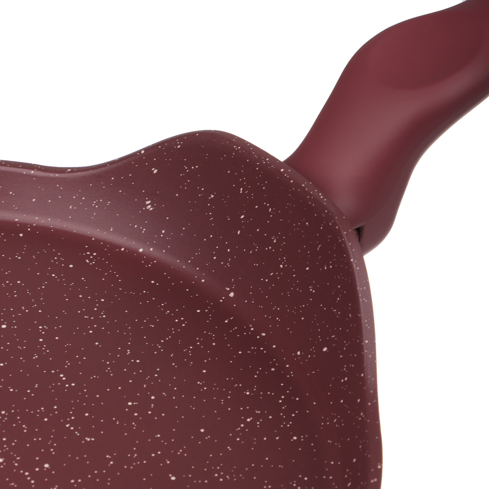 Сковорода литая блинная тм SATOSHI Мари d24см, антипригарное покрытие мрамор, индукция, 3 цвета, арт.№ 846-776