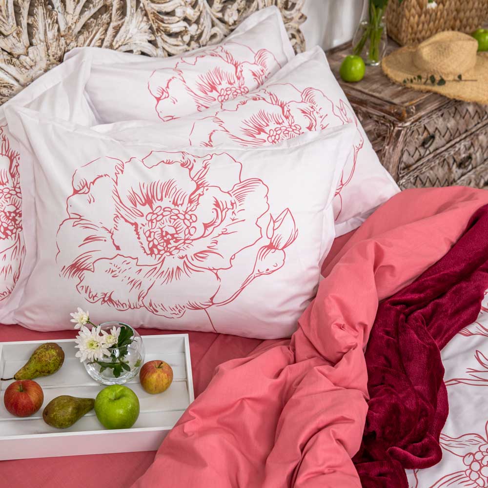 PROVANCE Либерти Комплект постельного белья евро (4 пр.), смесовый хлопок, 4 дизайна, арт.№ 421-268