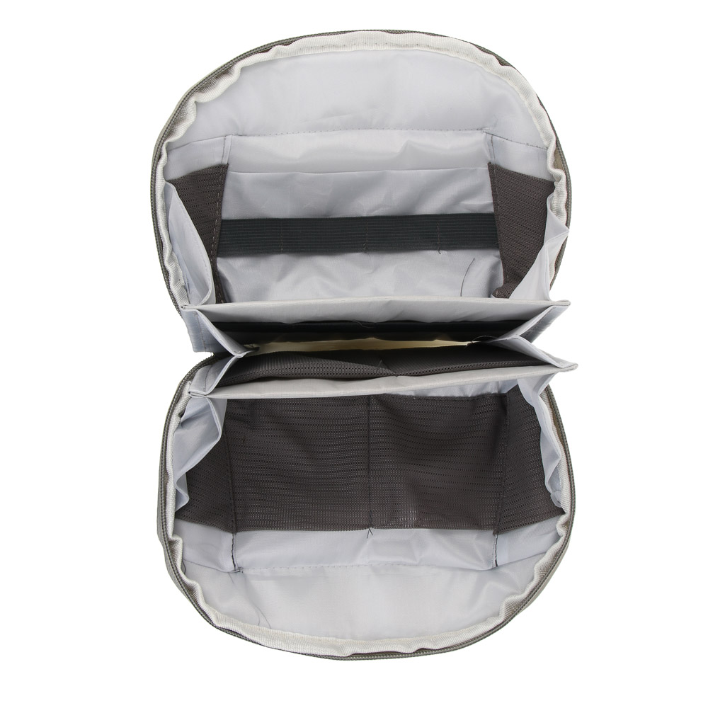 Косметичка дорожная с ручкой тм ЮL, 23х17 см, полиэстер, ПУ, 2 цвета, арт.№ 327-360