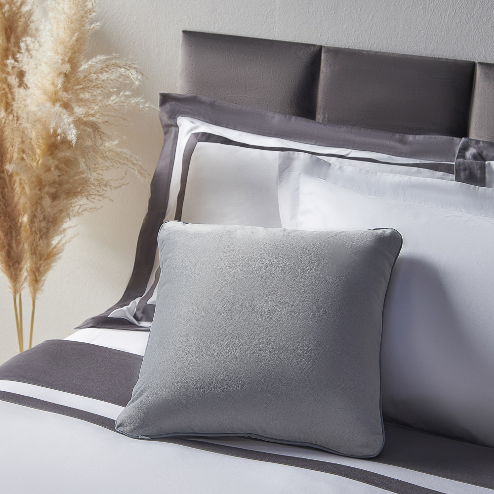 PROVANCE Маковое поле Чехол для подушки велюровый с кантом 40х40см, 100% полиэстер, арт.№ 488-088