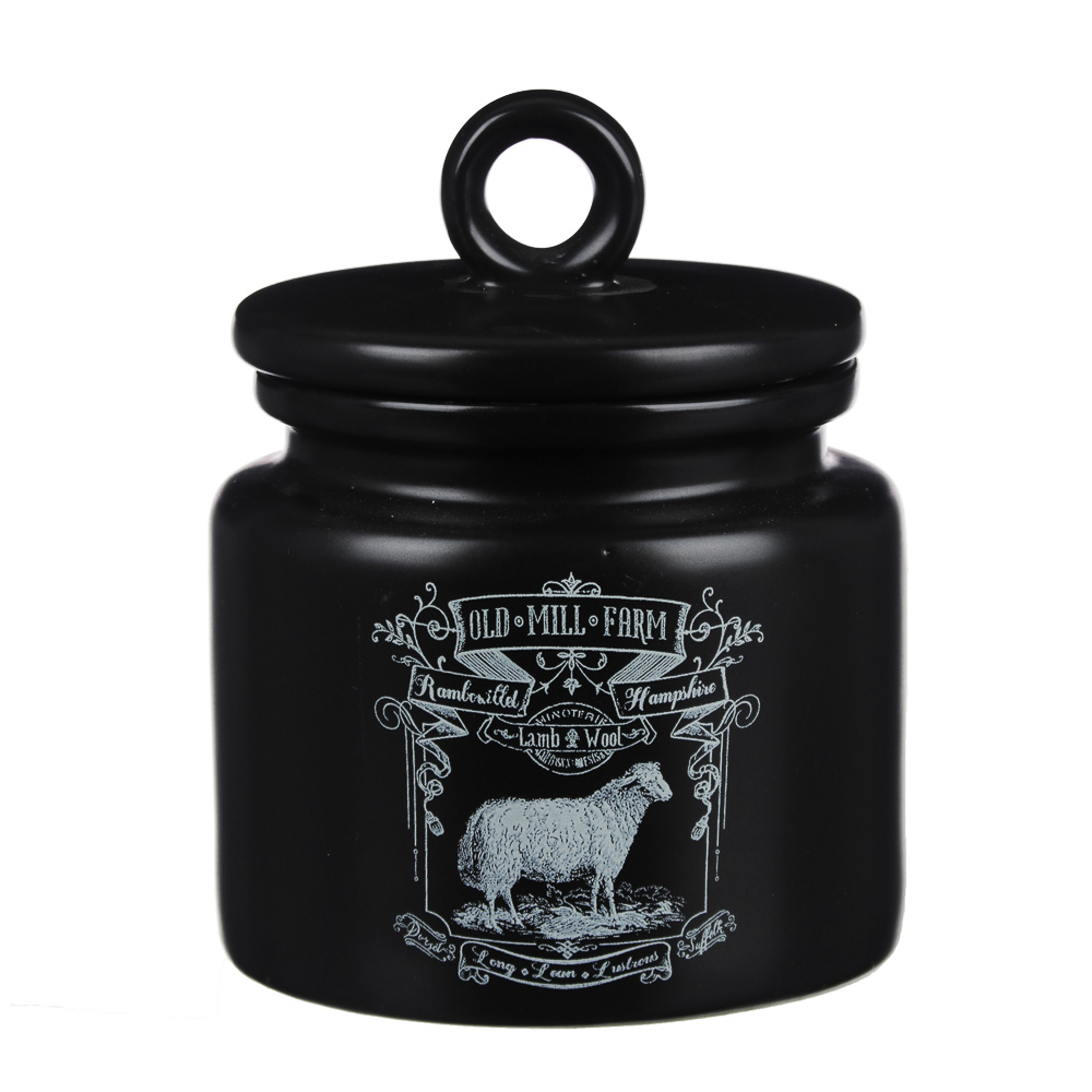 MILLIMI Ранчо Сахарница, 250мл, 8,5х8,5х11см, керамика, арт.№ 824-458