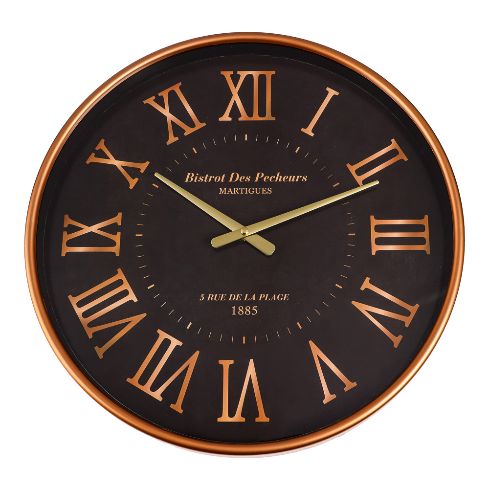 LADECOR CHRONO Часы настенные круглые, пластик, 40х40х4,5 см, 1xАА, арт.2-15, арт.№ 581-246
