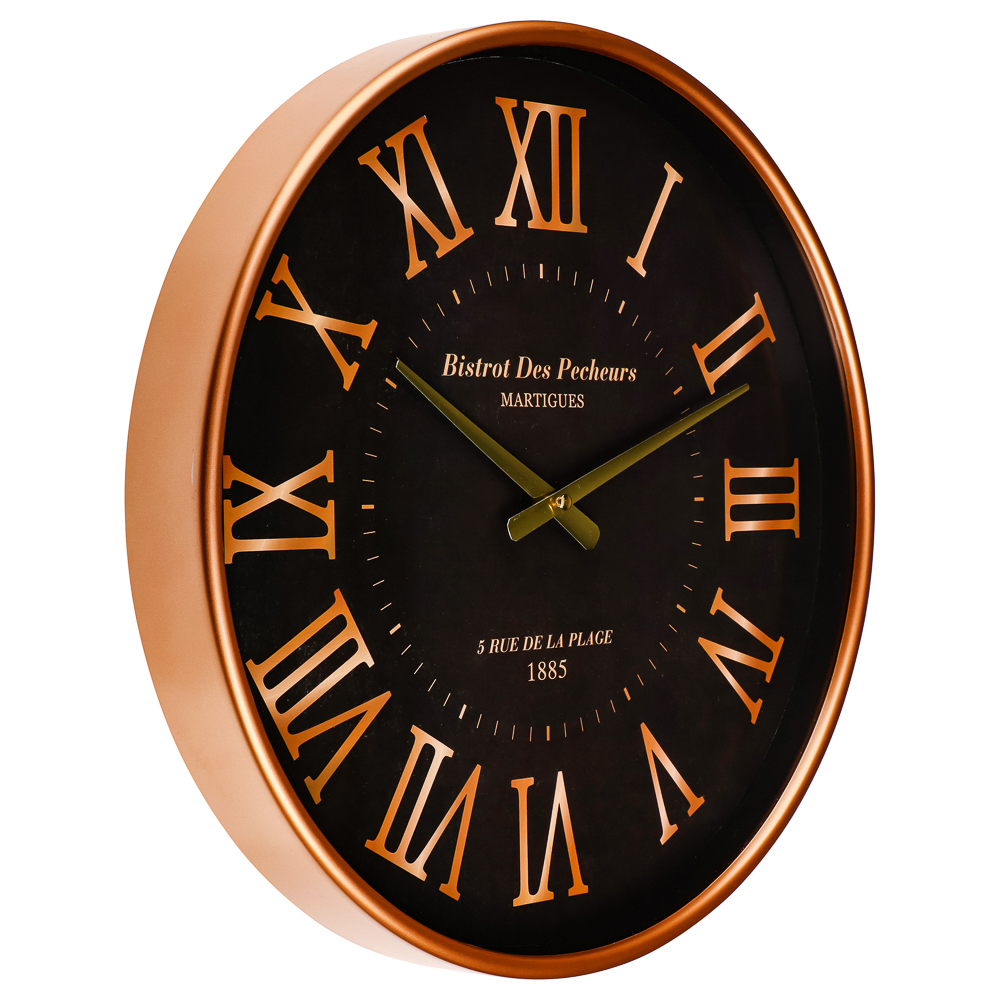LADECOR CHRONO Часы настенные круглые, пластик, 40х40х4,5 см, 1xАА, арт.2-15, арт.№ 581-246
