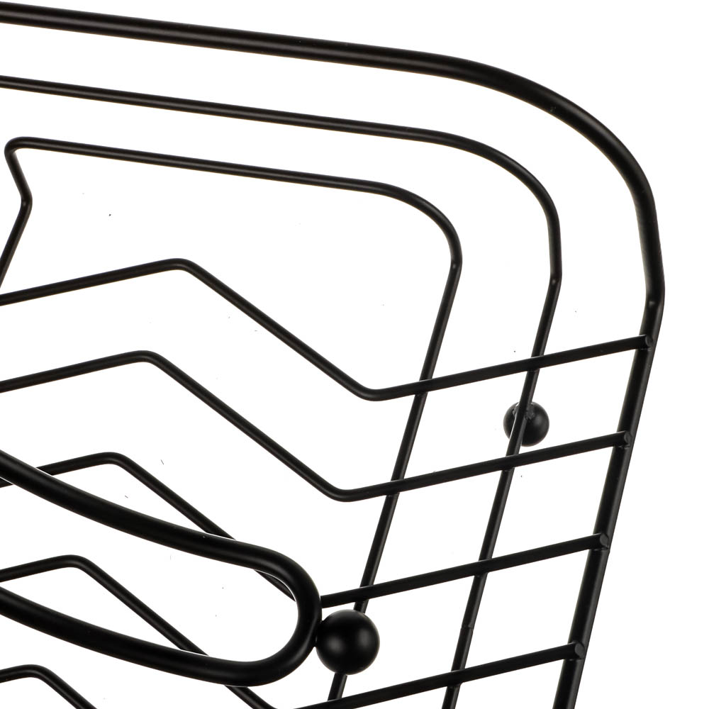 BY COLLECTION Салфетница с зажимом "Модерн", 19,5х19,2х8,8см, сталь, арт.№ 827-101