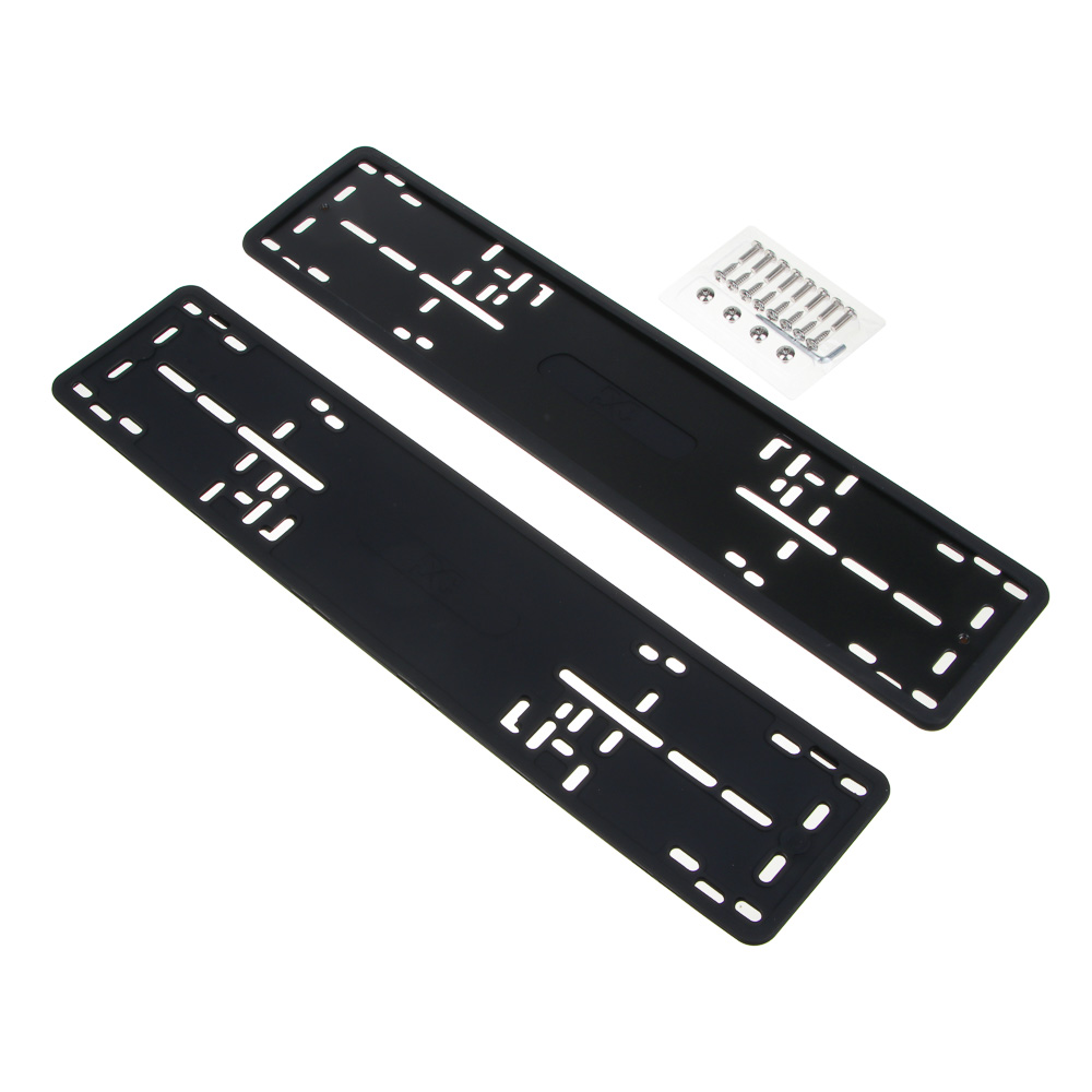 NG Рамки силиконовые для номерного знака, 2 шт, антивандальная со стальной основой (адаптер), арт.№ 756-003