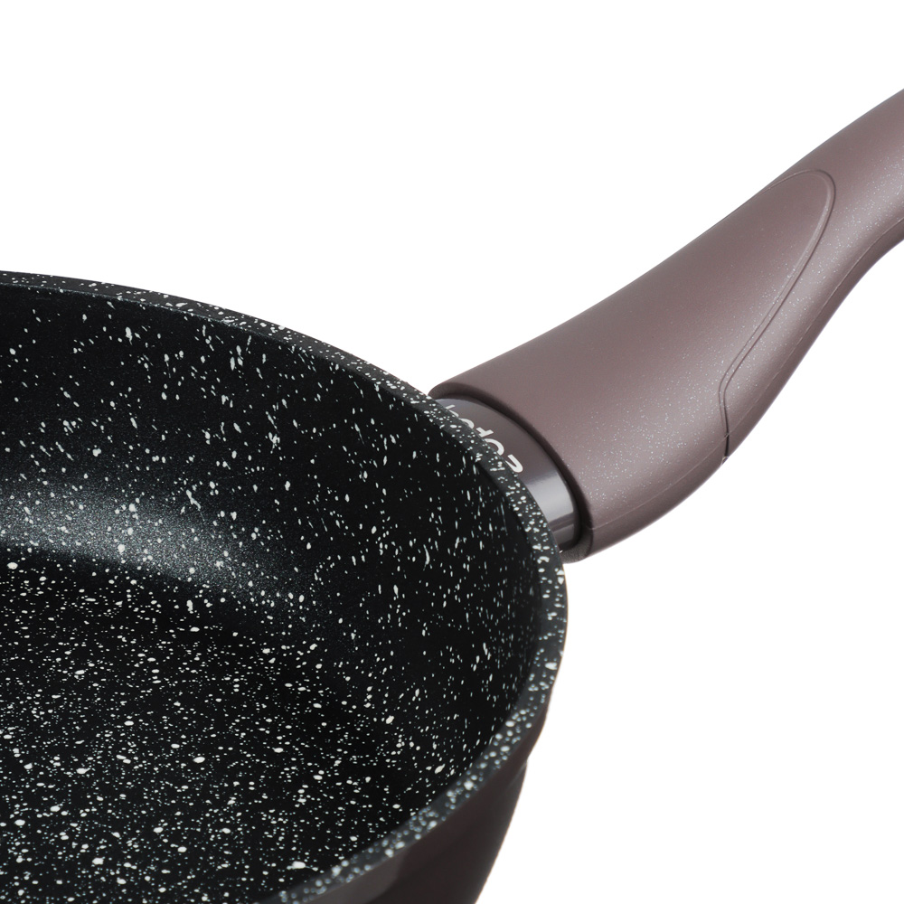 SATOSHI Валькур Сковорода литая d=22см, антипригарное покрытие мрамор, индукция, арт.№ 846-476