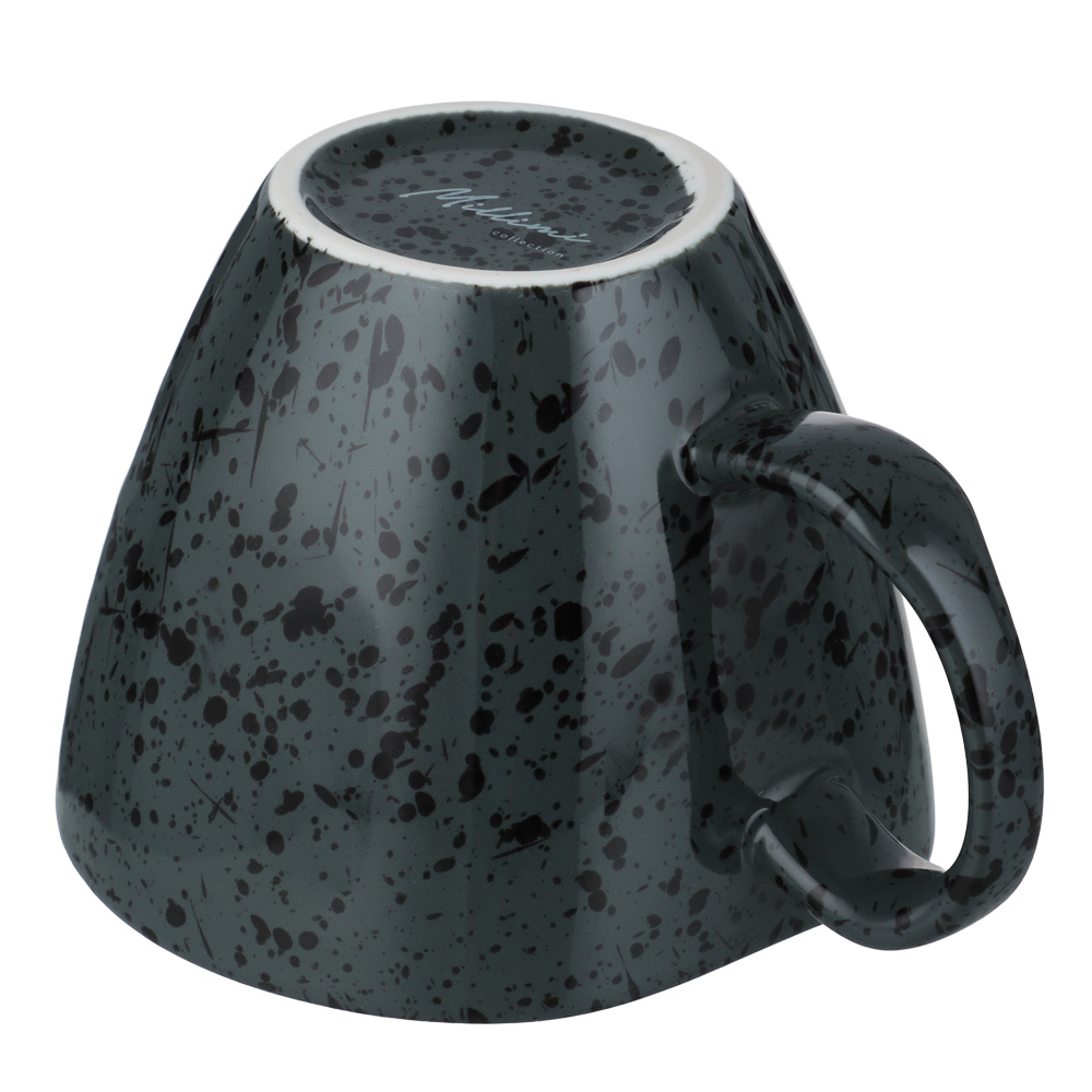 MILLIMI Оникс Кружка, 350мл, 13,5х9,5х8см, фарфор, арт.№ 816-055