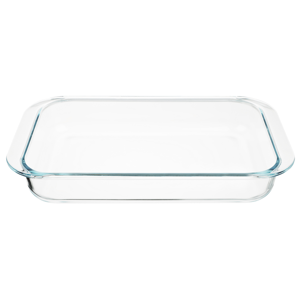 SATOSHI Форма для запекания жаропрочная прямоугольная, с ручками, стекло, 39х24х6см, 3,5л, арт.№ 825-010