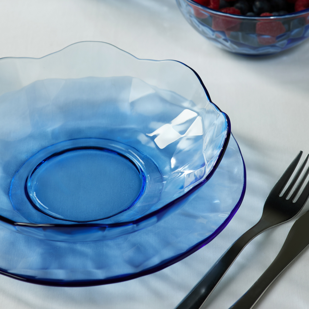 Fancy Diamond Тарелка глубокая 19см, стекло, арт.№ 877-011