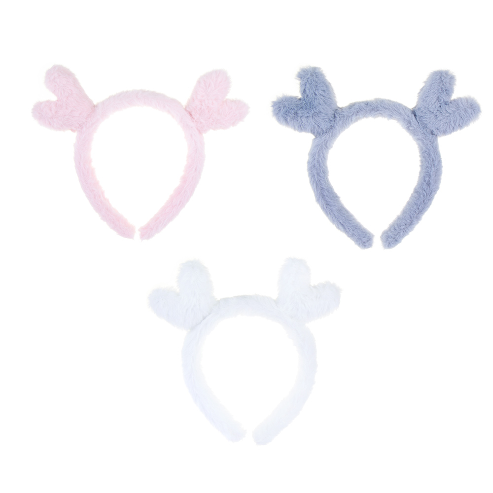 ЮНИLOOK Ободок для волос, 2см, полиэстер, пластик, 3 цвета, ACS-117, арт.№ 323-045