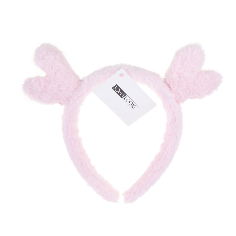 ЮНИLOOK Ободок для волос, 2см, полиэстер, пластик, 3 цвета, ACS-117, арт.№ 323-045