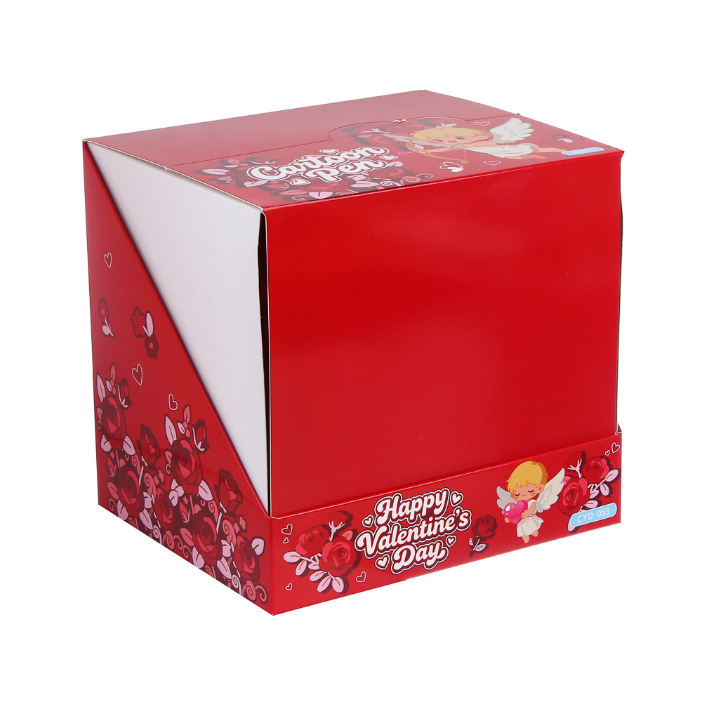 Ручка шариковая синяя с LED подсветкой "Love", 4 вида, шоу-бокс, арт.№ 591-320