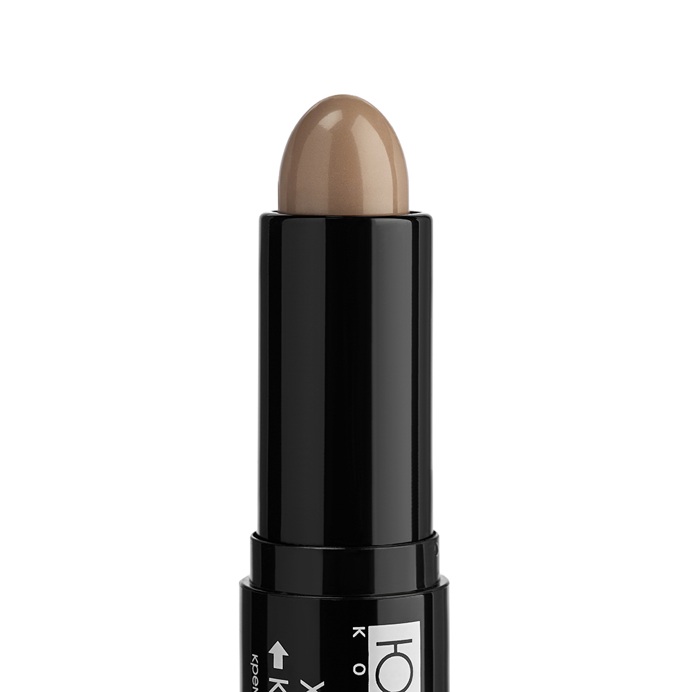 ЮНИLOOK Хайлайтер и контуринг кремовые 2в1 в стике, 8 гр, Тон 01, арт.№ 330-101