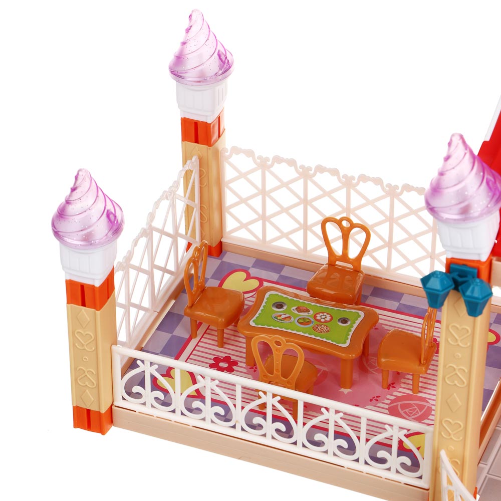 ИГРОЛЕНД Дом для куклы, пластик, РР, 59 пр., 35х6,8х22,5см, арт.№ 278-108