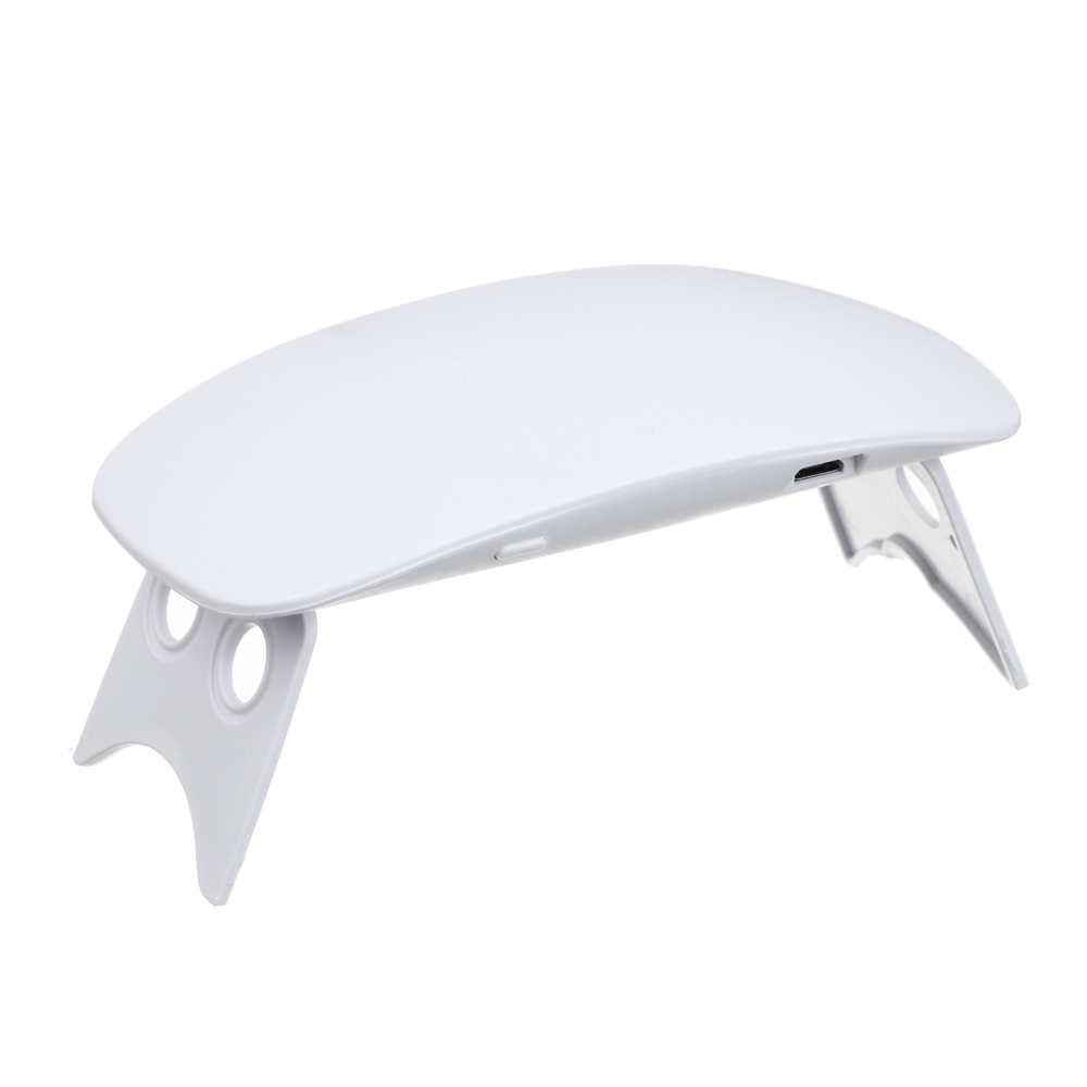 Лампа-мини UV/LED тм ЮL с USB проводом, 13,1х6,7х1,9см, 6W, пластик, белая, арт.№ 305-397