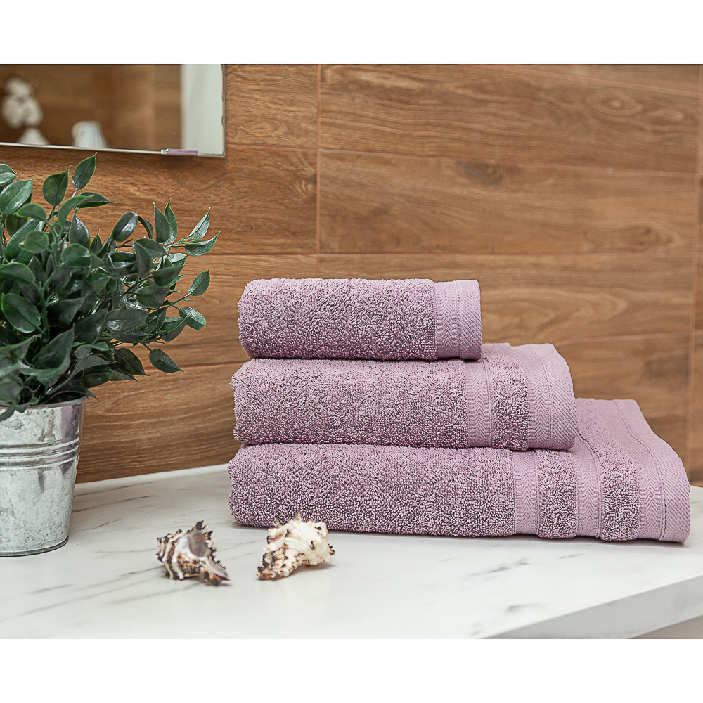PROVANCE Виана Полотенце махровое, 100% хлопок, 70х130см, 450гр/м, фиолет, арт.№ 484-905