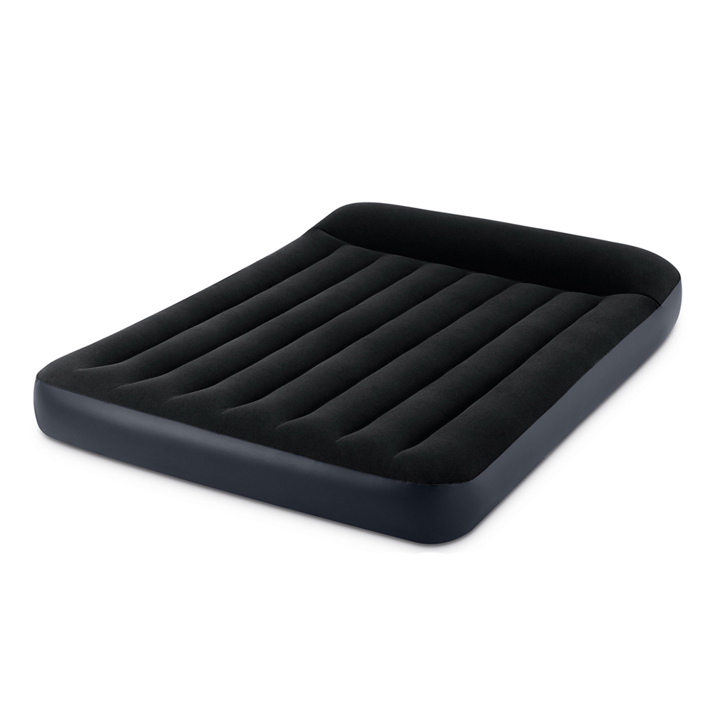 INTEX Матрас надувной PILLOW REST с подголовником, 191x137x25см, до 272кг, 64142, арт.№ 108-034