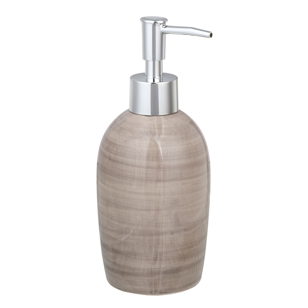 VETTA Дозатор для жидкого мыла, керамика,7,5x7,5x18 см, мокко, арт.№ 478-160