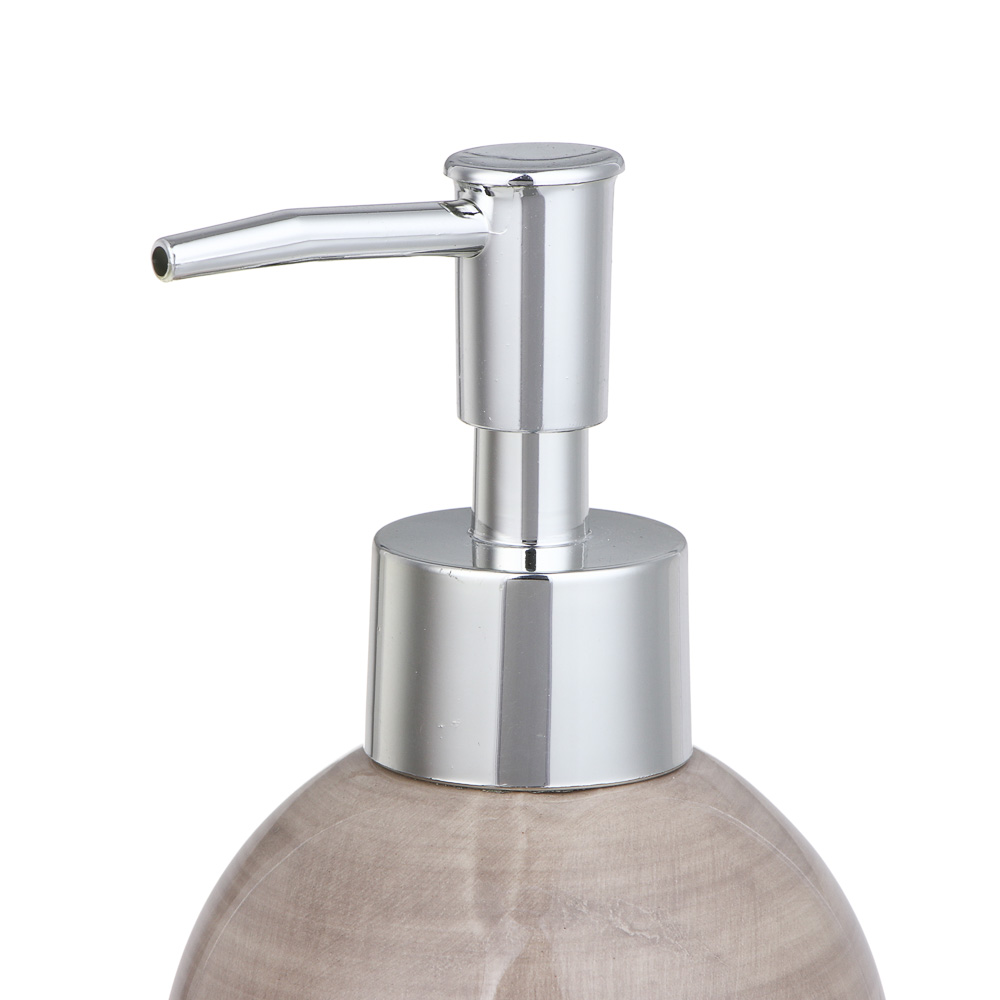 VETTA Дозатор для жидкого мыла, керамика,7,5x7,5x18 см, мокко, арт.№ 478-160