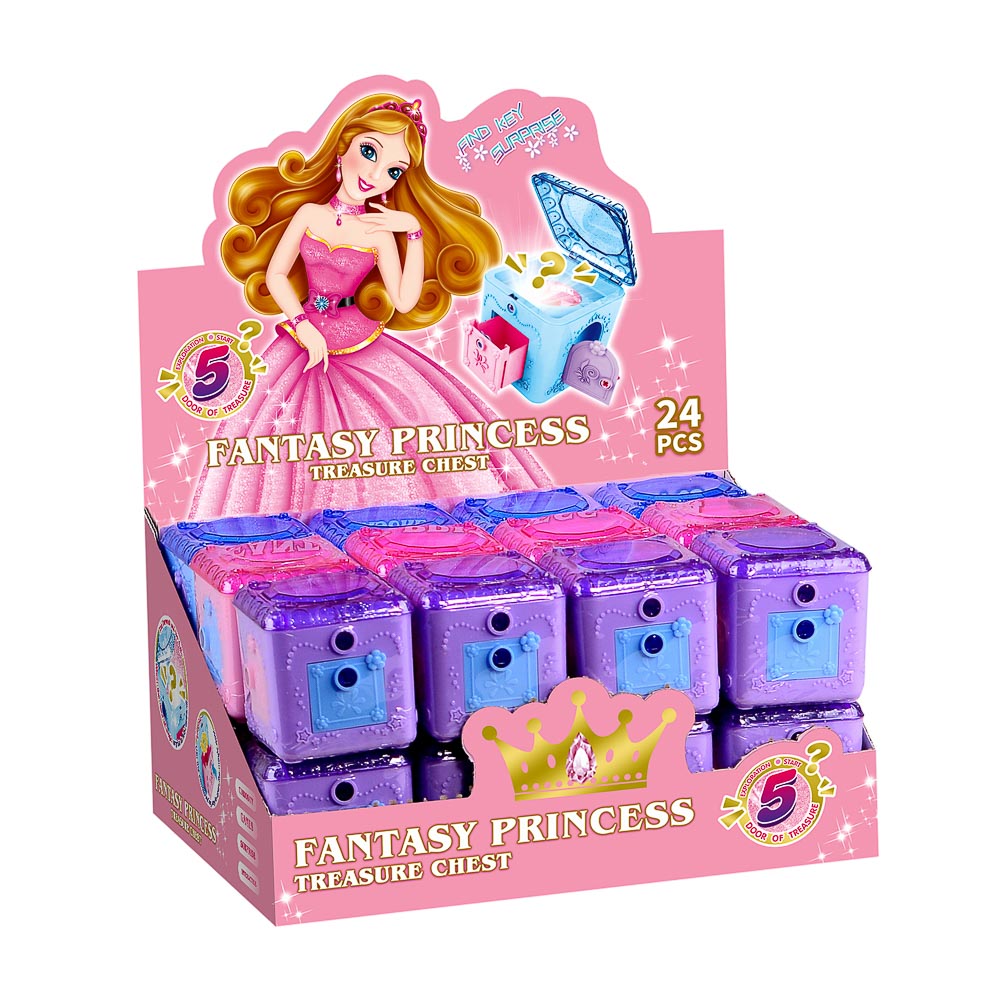 ИГРОЛЕНД Игрушка "Сюрприз в сундучке", 5,5х5,5х5,5см, PP, микс, арт.№ 295-281