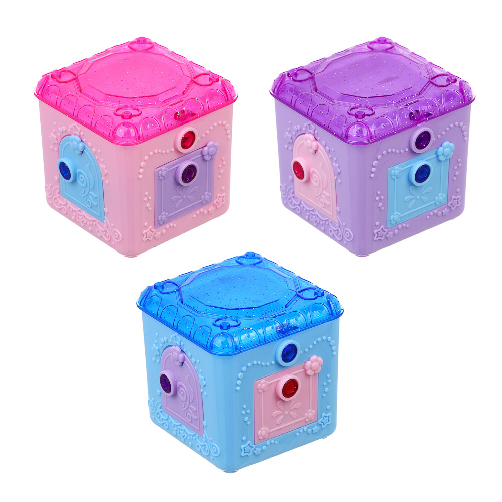 ИГРОЛЕНД Игрушка "Сюрприз в сундучке", 5,5х5,5х5,5см, PP, микс, арт.№ 295-281