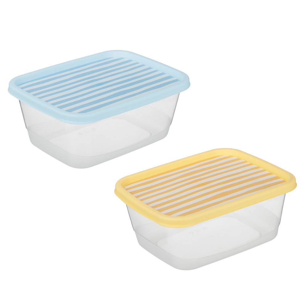Орра Контейнер для продуктов прямоугольный 1,5л, пластик, 2 цвета, арт.№ 861-603