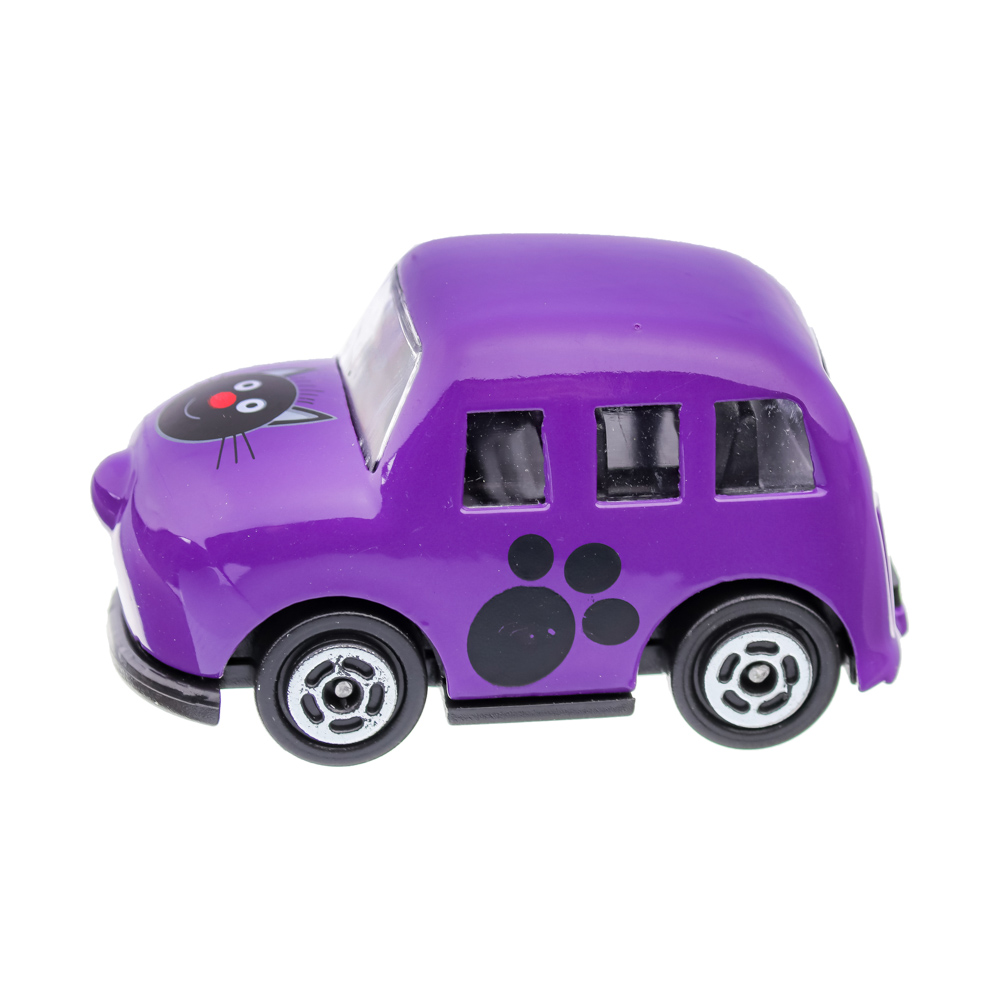 ИГРОЛЕНД Машинка "Три кота", металл, ABS, 5х3х3,5см, 8 дизайнов, арт.№ 292-212