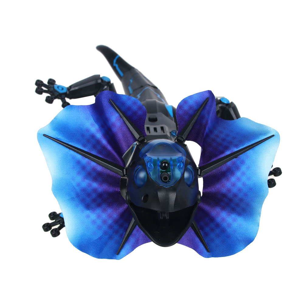 ИГРОЛЕНД Робот "Ящерица" на пульте упр., ИК-порт, звук, свет, движ. ABS, 7хААА, 27х22х11 см, арт.№ 296-085