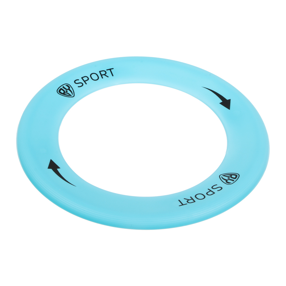 Диск летающий "фрисби", тм BY SPORT, светящийся, 24.5см, PP, арт.№ 007-003