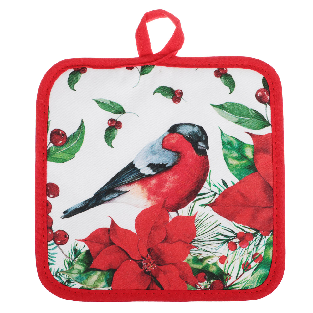 PROVANCE Винтер Прихватка, 100% хлопок, 18х18см, красный, арт.№ 492-168