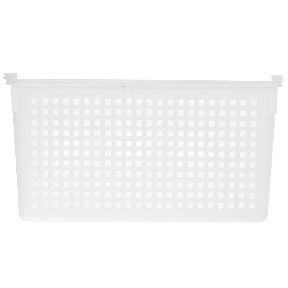 Корзинка Лофт 5,3л 295х185х145мм с крышкой белый, серый, арт.№ 457-853