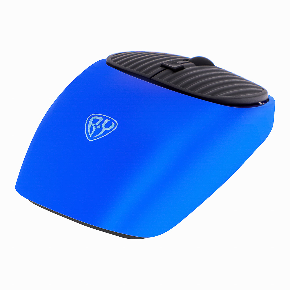 Компьютерная мышь беспроводная BY Poket, 800/1200/1600 DPI, 2.4G, питание 1xAA, синий, арт.№ 405-035