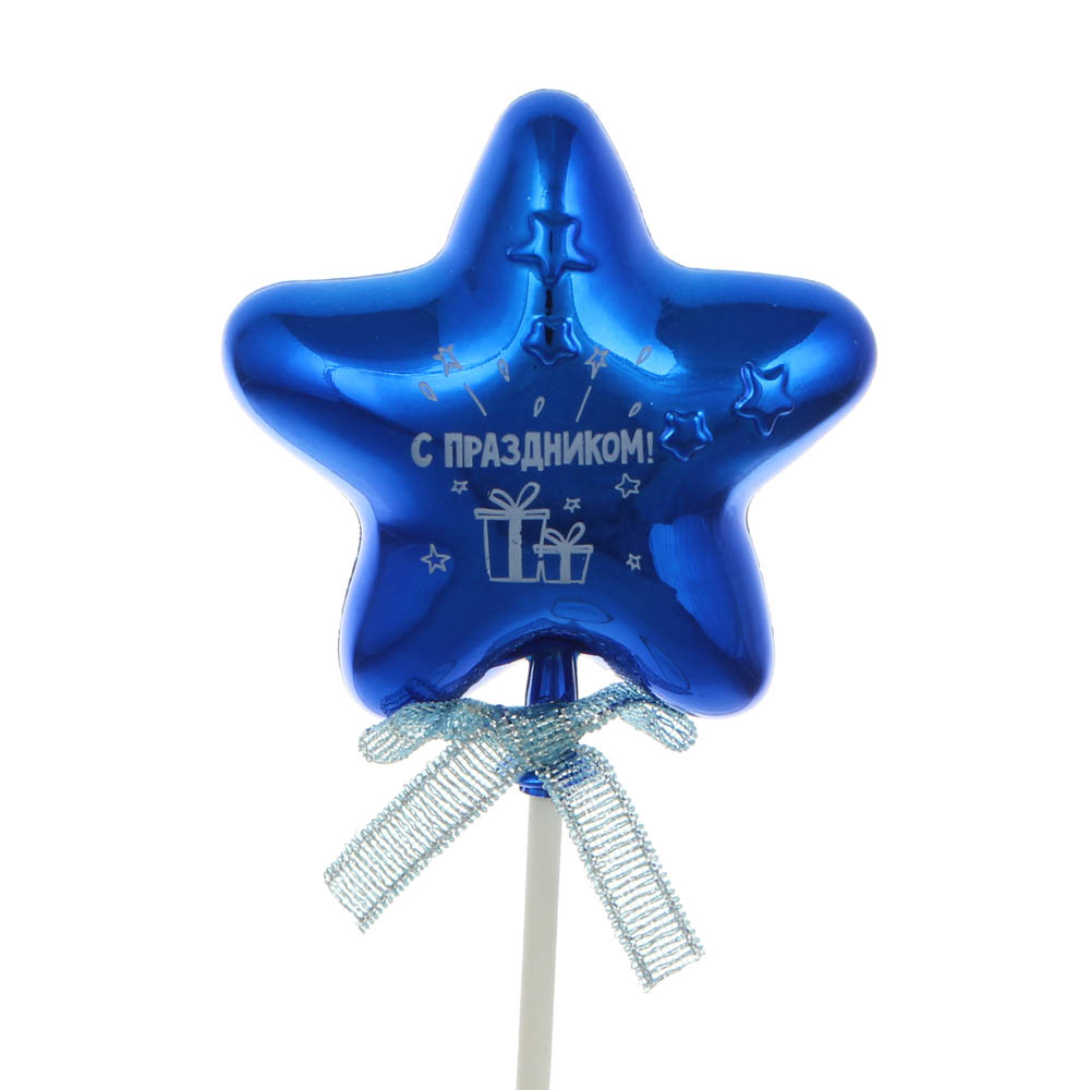 FNtastic Декор для торта в виде сердца, шарика, звезды, 19см, пластик, бумага, 3 дизайна, арт.№ 530-235