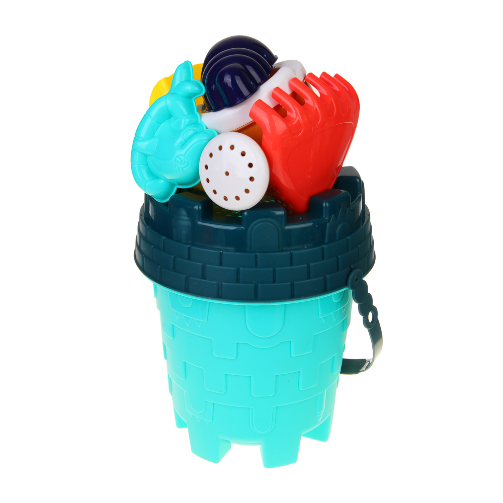 ИГРОЛЕНД Набор садовых инструментов "Играем в песочнице" 7 предметов, ABC, 18,5х15,5х14см, 2 дизайна, арт.№ 187-022