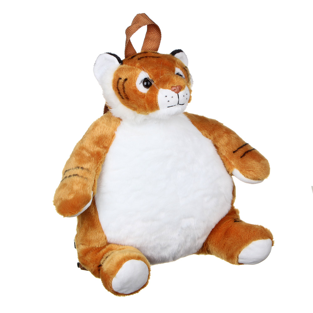 МЕШОК ПОДАРКОВ Рюкзак детский в виде Тигра, полиэстер, 40х40см, 2 цвета, арт.№ 294-139