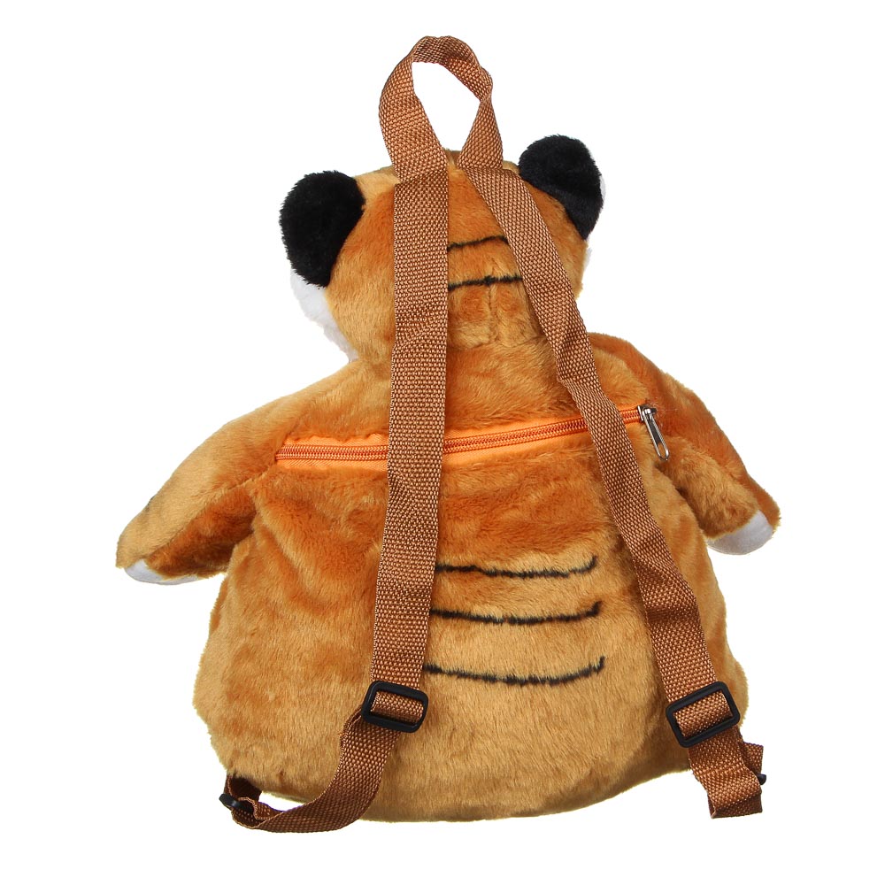 МЕШОК ПОДАРКОВ Рюкзак детский в виде Тигра, полиэстер, 40х40см, 2 цвета, арт.№ 294-139