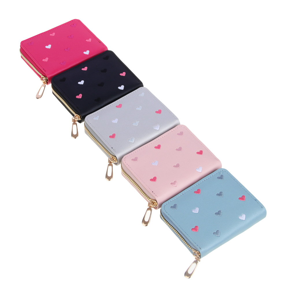 ЮL Кошелек с отд. для карт, купюр, монет, ПУ, 10,5х8,5см, 5 цветов, КЖ23-25, арт.№ 303-978